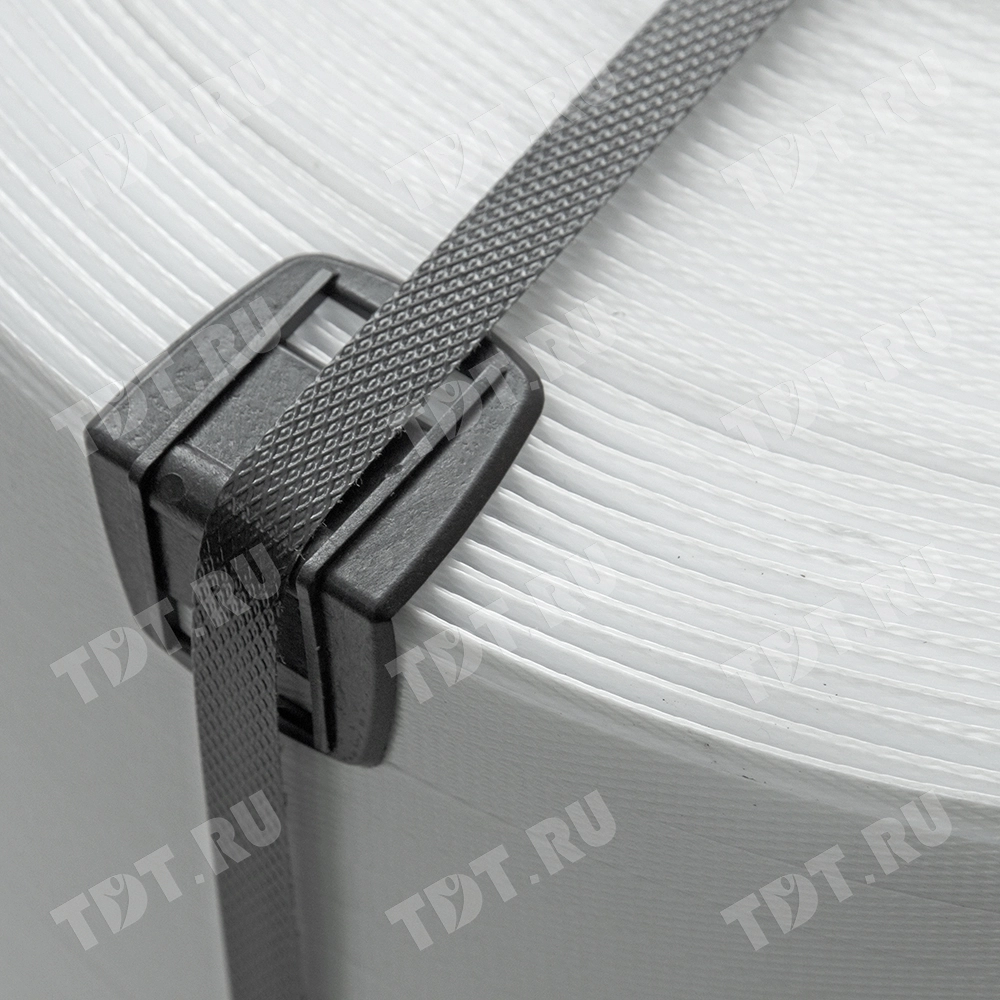 Стреппинг лента полипропиленовая (ПП), 12мм*0.6мм*3000м, белая