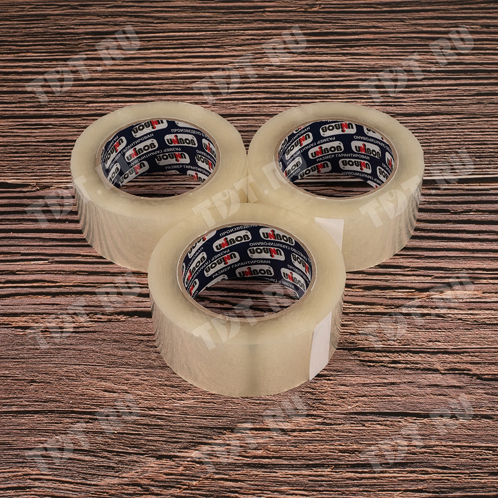 Клейкая лента прозрачная Unibob®, 48мм*132м*45мкм