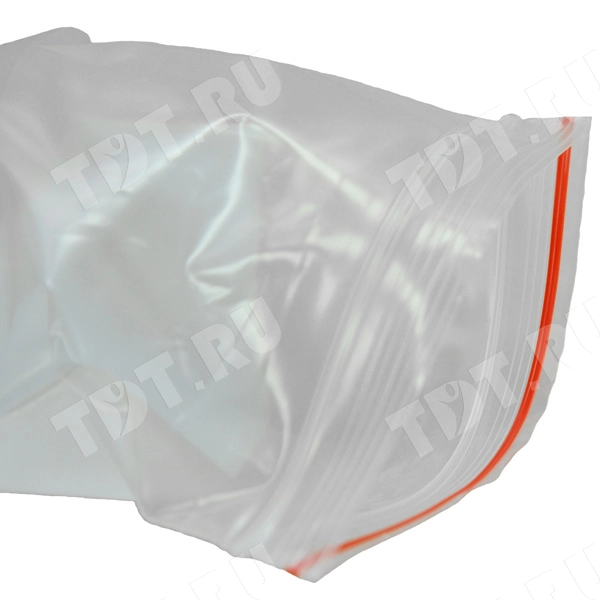 Пакеты Zip Lock с полосой для надписи, 180*250 мм, 70 мкм, 100 шт.