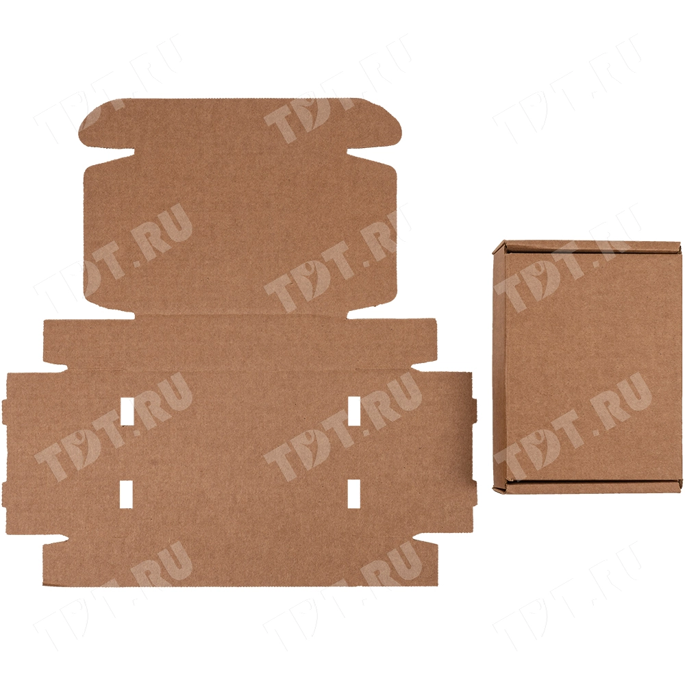 Короб №64/1-Ц, бурый, 170*130*40 мм, Т-23 В