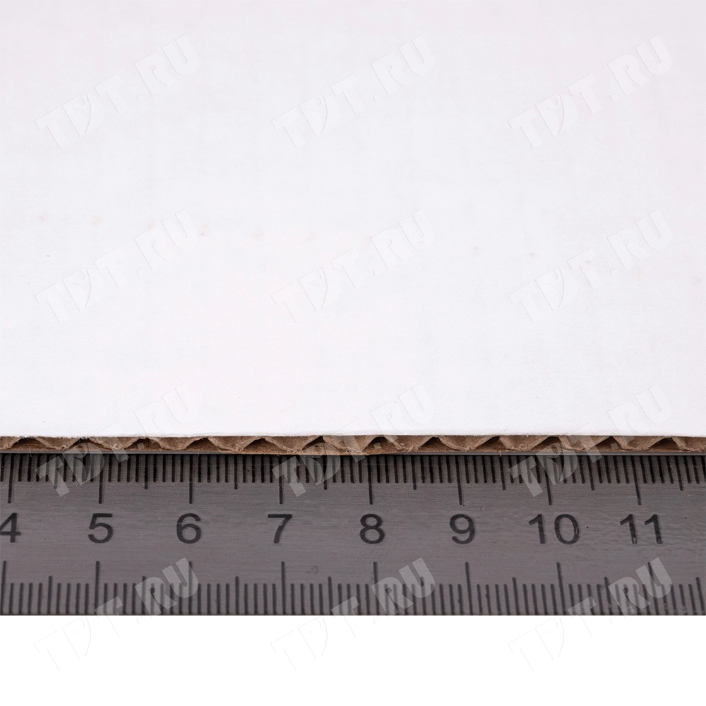 Гофрокартон Т23, бело-бурый, 1200*800 мм