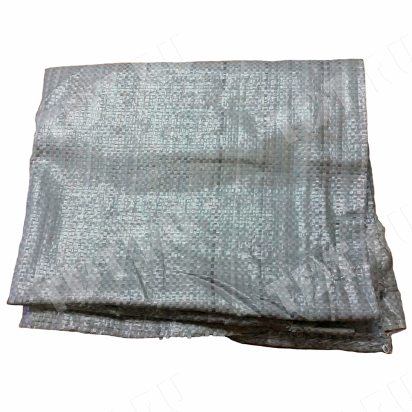 Мешок полипропиленовый для строительного мусора, серый, 100*150 см