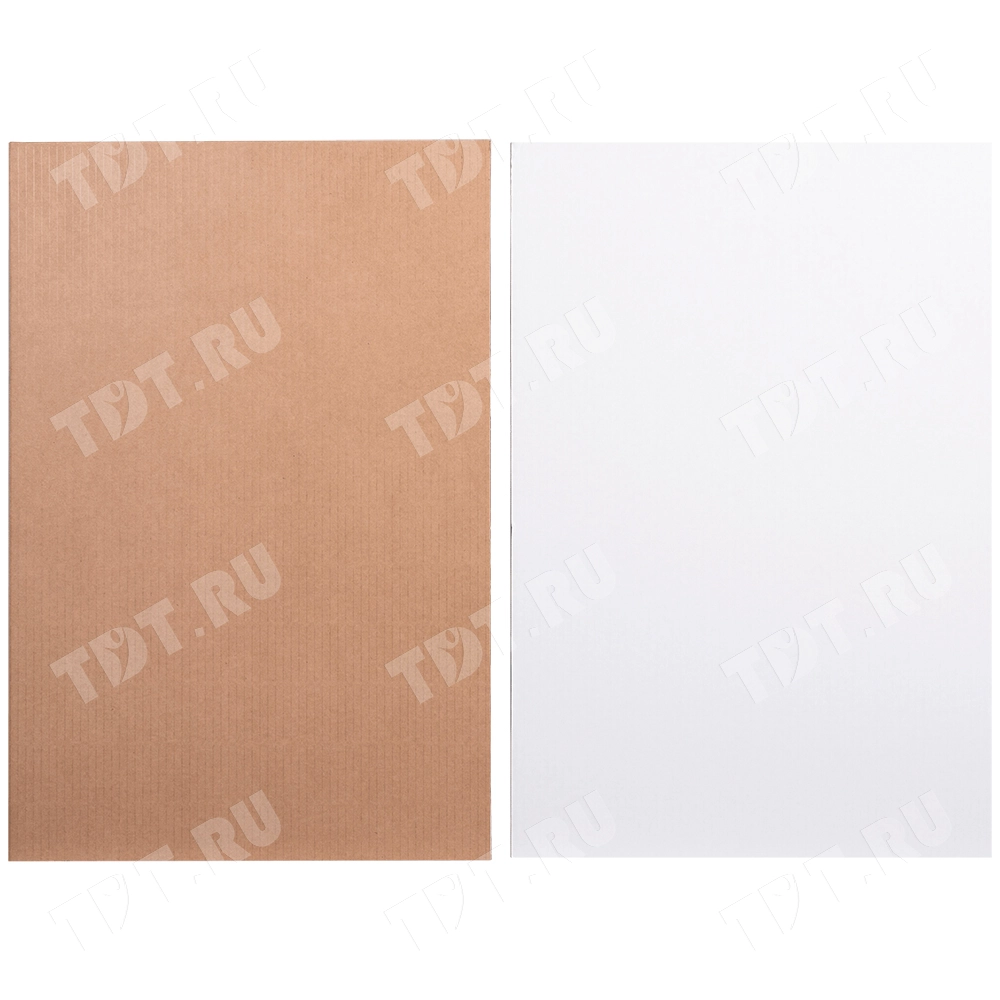 Гофрокартон Т23, бело-бурый, 1200*2060 мм