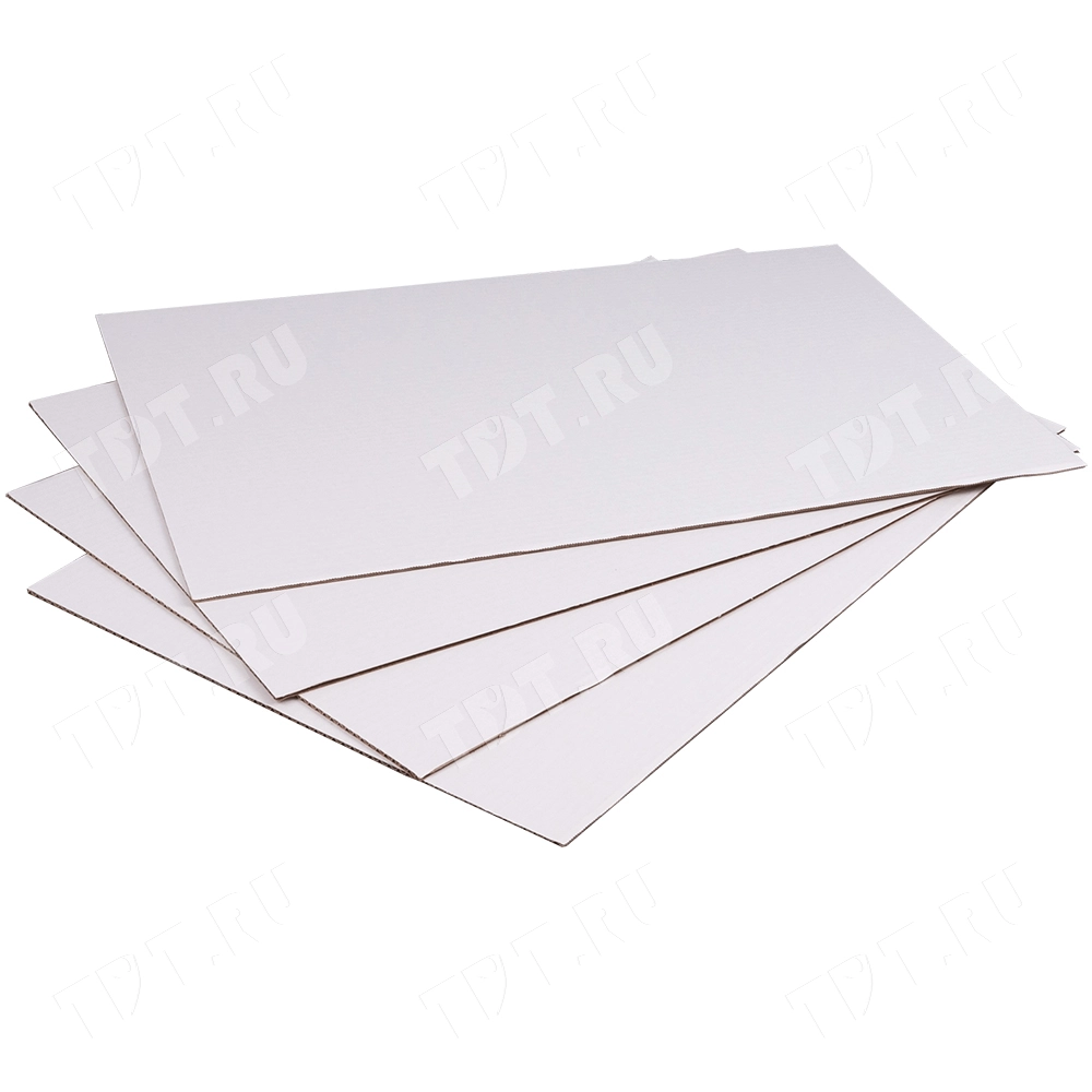 Гофрокартон Т23, бело-бурый, 1200*2060 мм