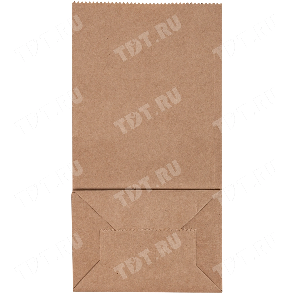 Крафт пакет без ручек, 70 г/м², 12*8*19 см