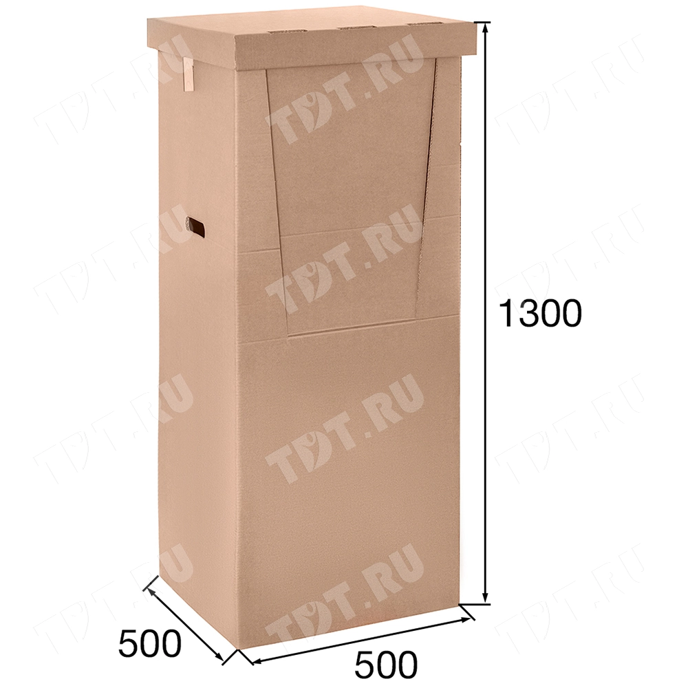 Короб №45 (гардеробный с перекладиной), 500*500*1300 мм