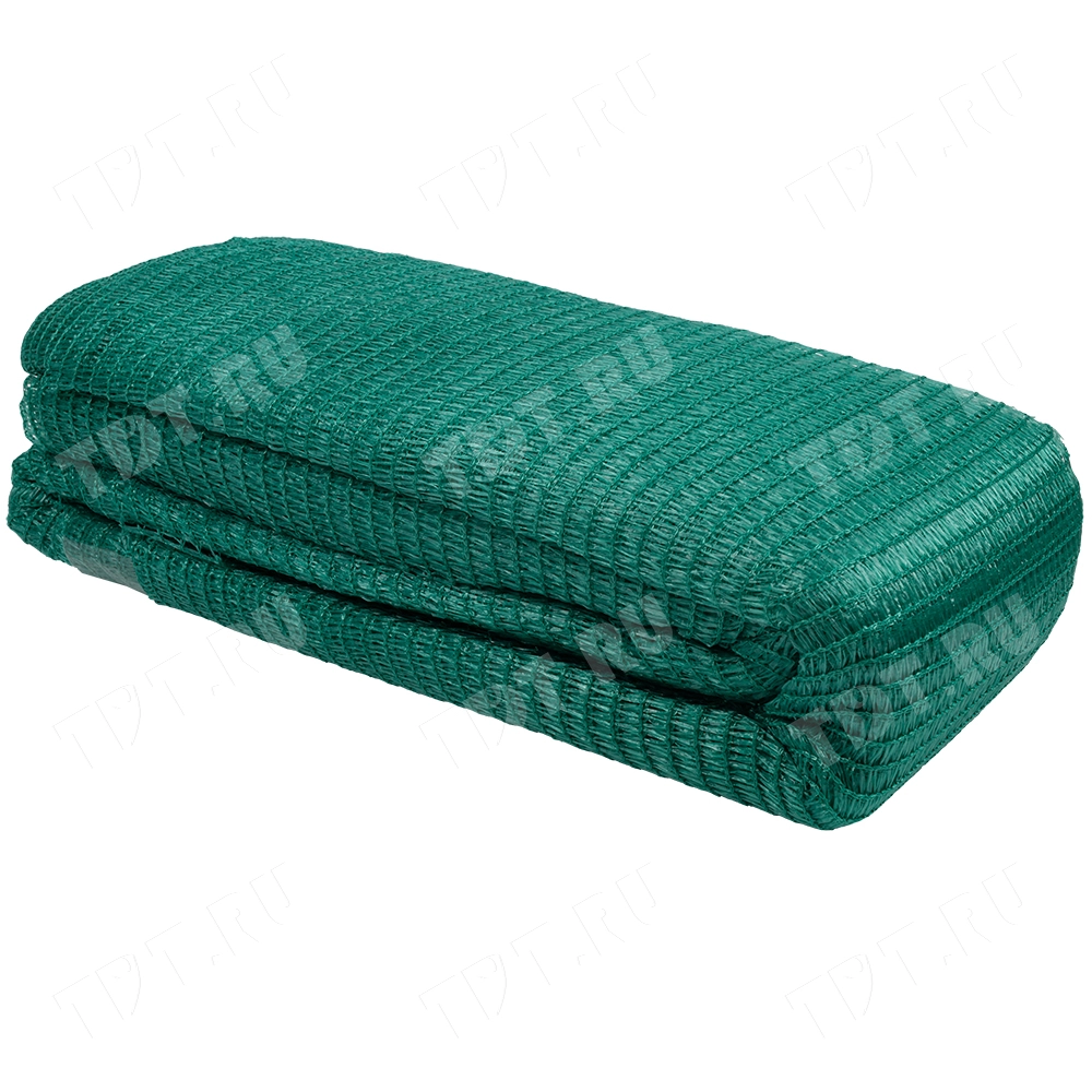 Фасадная сетка защитная, зеленая, 35 г/м², 2*10 м, затенение 35-40%