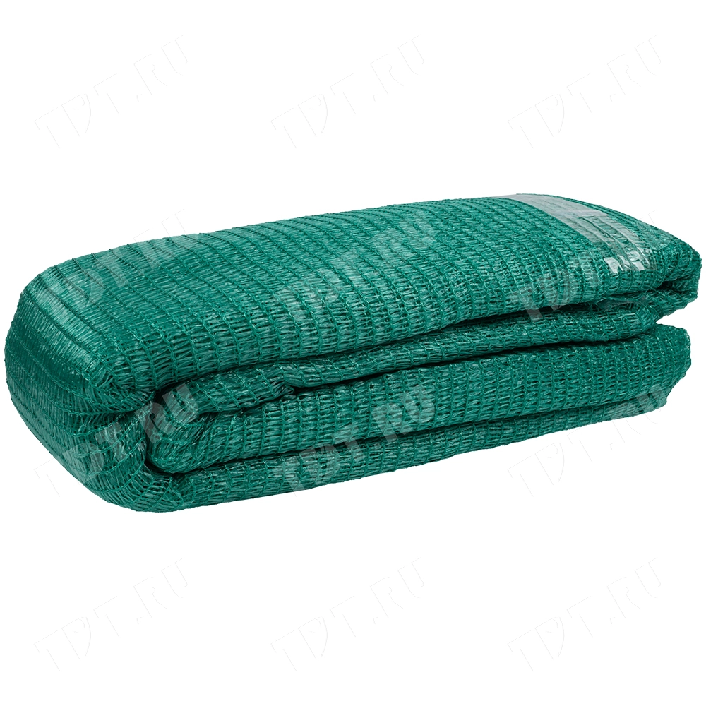 Фасадная сетка защитная, зеленая, 35 г/м², 2*10 м, затенение 35-40%