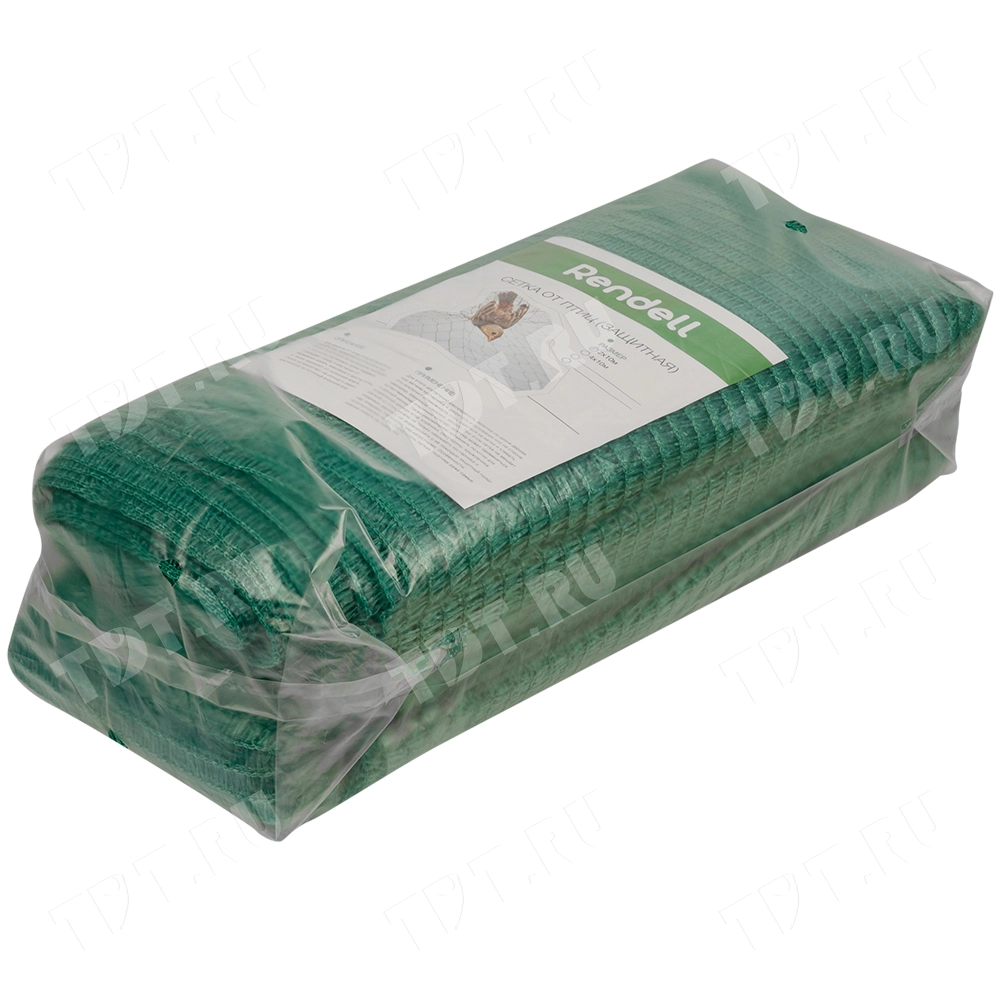 Фасадная сетка защитная, зеленая, 35 г/м², 2*10 м, затенение 35-40%