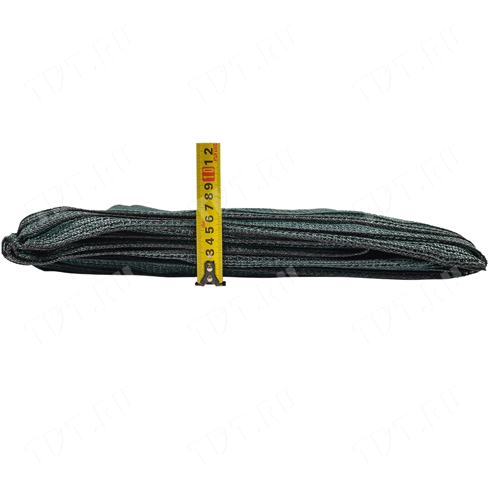 Фасадная сетка PRO для строительных лесов, 80 г/м², 2*10 м, темно-зеленая, затенение 80-85%