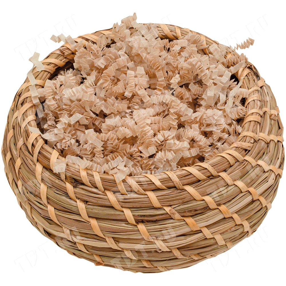 Бумажный наполнитель «Пергамент небеленый», простая бумага, 1 кг