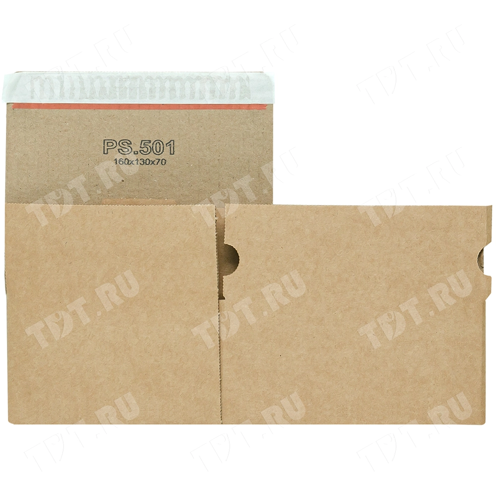 Почтовый короб PS.501 с клеевым клапаном, 160*130*70 мм, Т-23 В