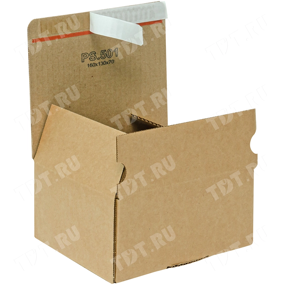 Почтовый короб PS.501 с клеевым клапаном, 160*130*70 мм, Т-23 В