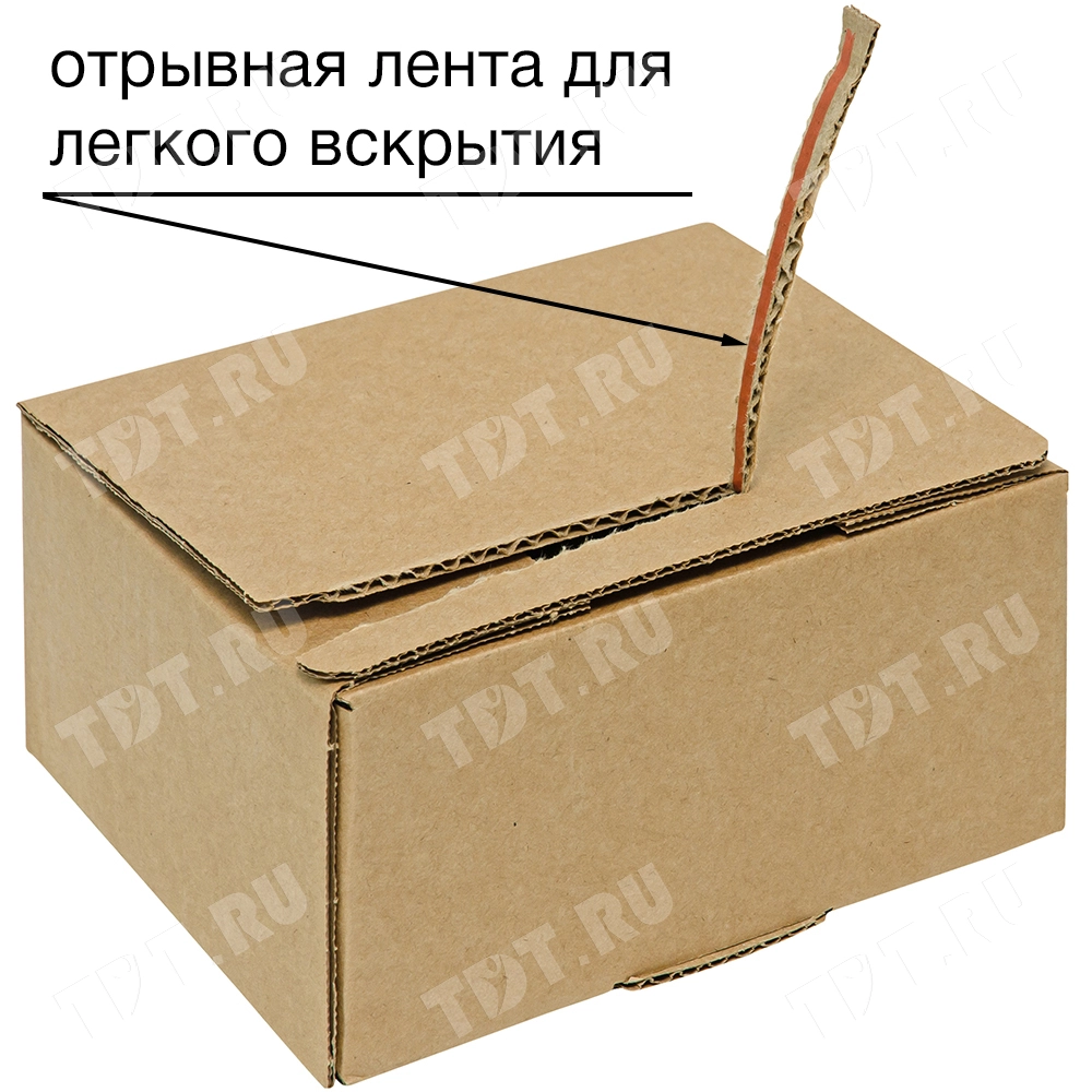 Почтовый короб PS.501 с клеевым клапаном, 160*130*70 мм, Т-23 В