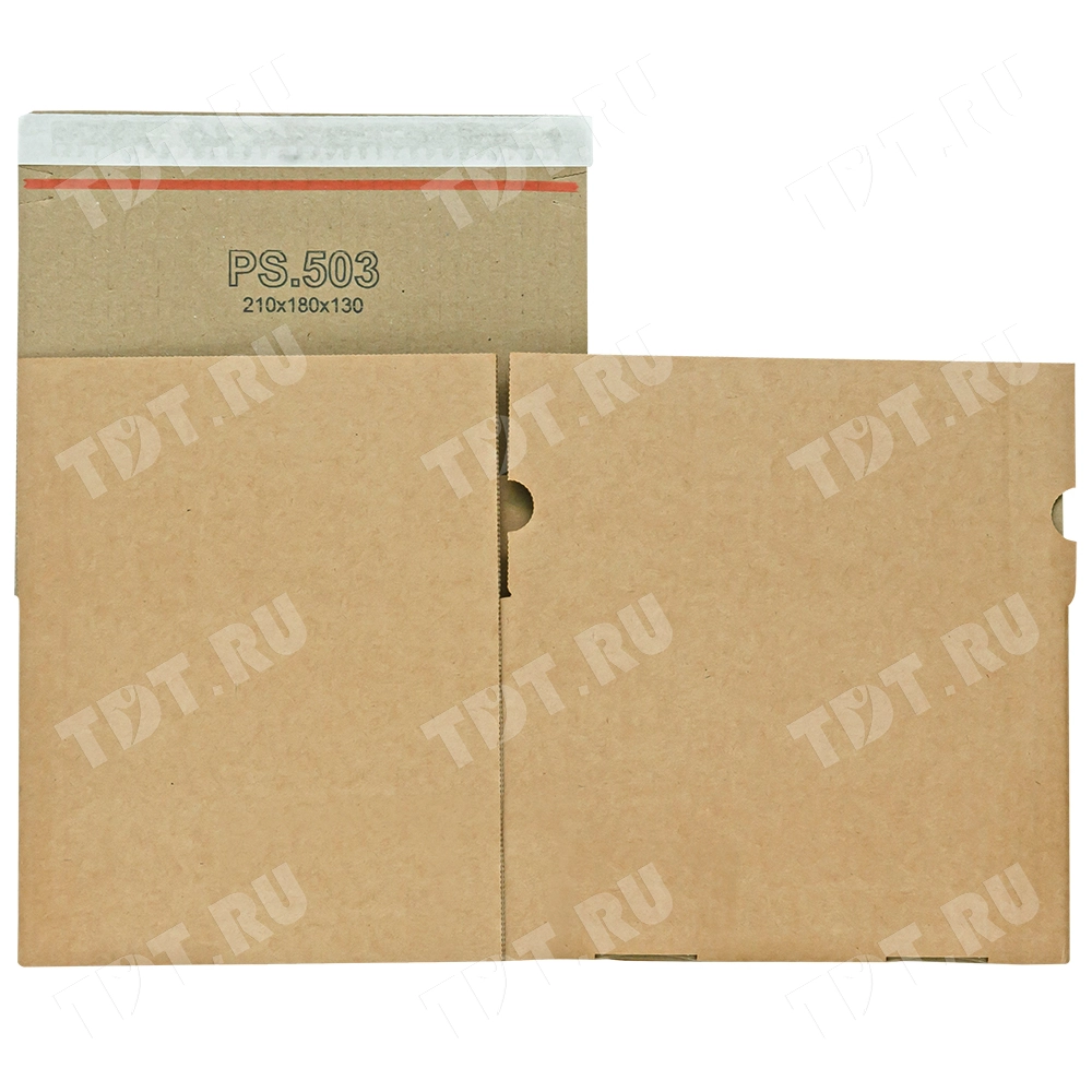 Почтовый короб PS.503 с клеевым клапаном, 210*180*130 мм, Т-23 В