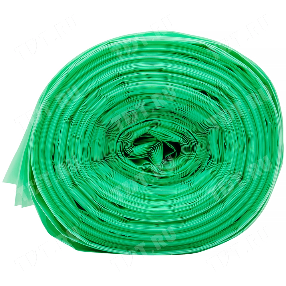 Полиэтиленовые пакеты ПСД 435 литров (зелёные), 85*190 см, 50 мкм, 10 шт./рулон