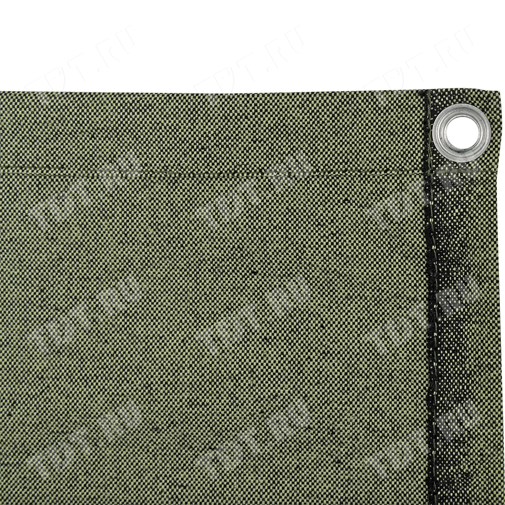 Брезент ВО с люверсами, хаки, 400 г/м², 3*5 м