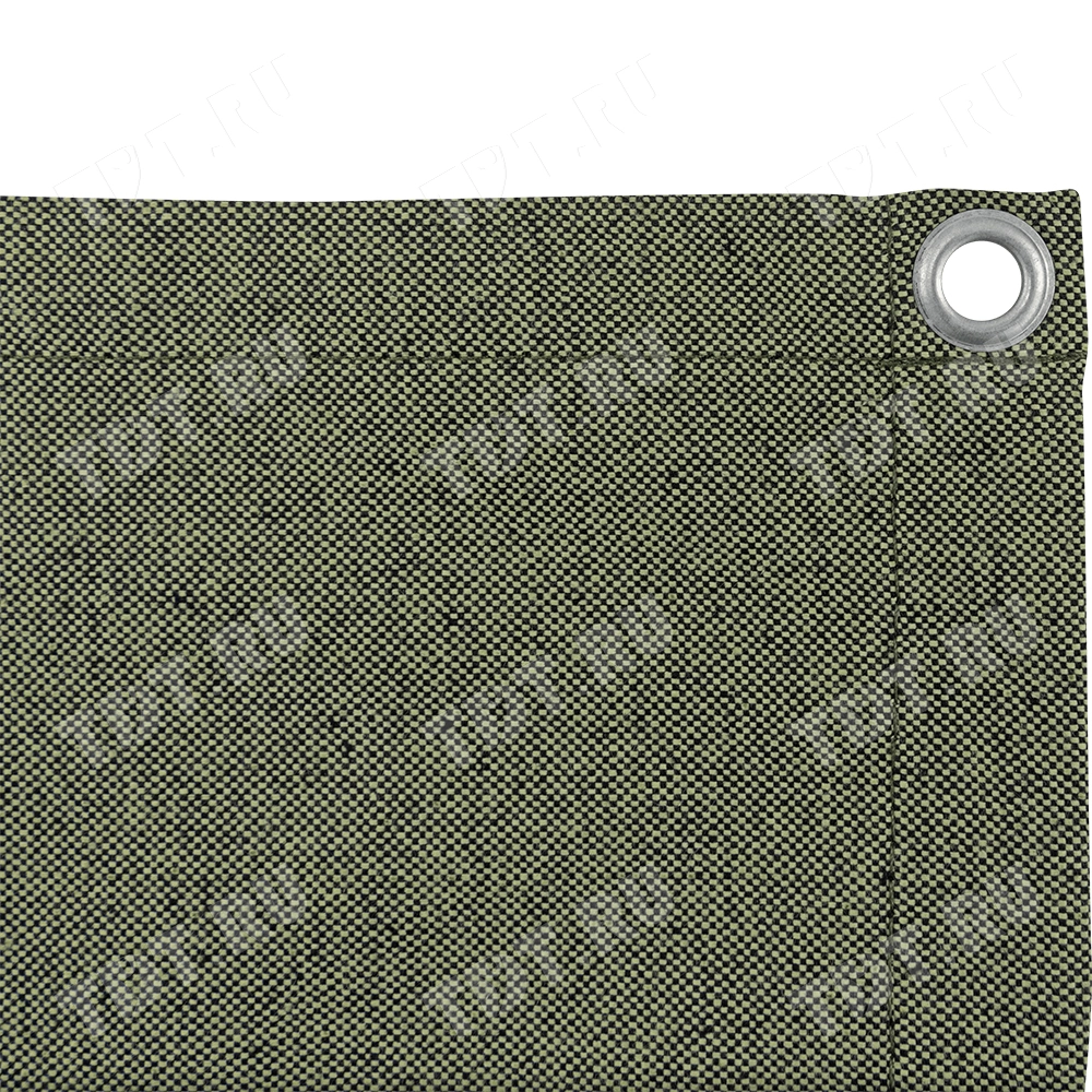 Брезент ВО с люверсами, хаки, 400 г/м², 3*5 м