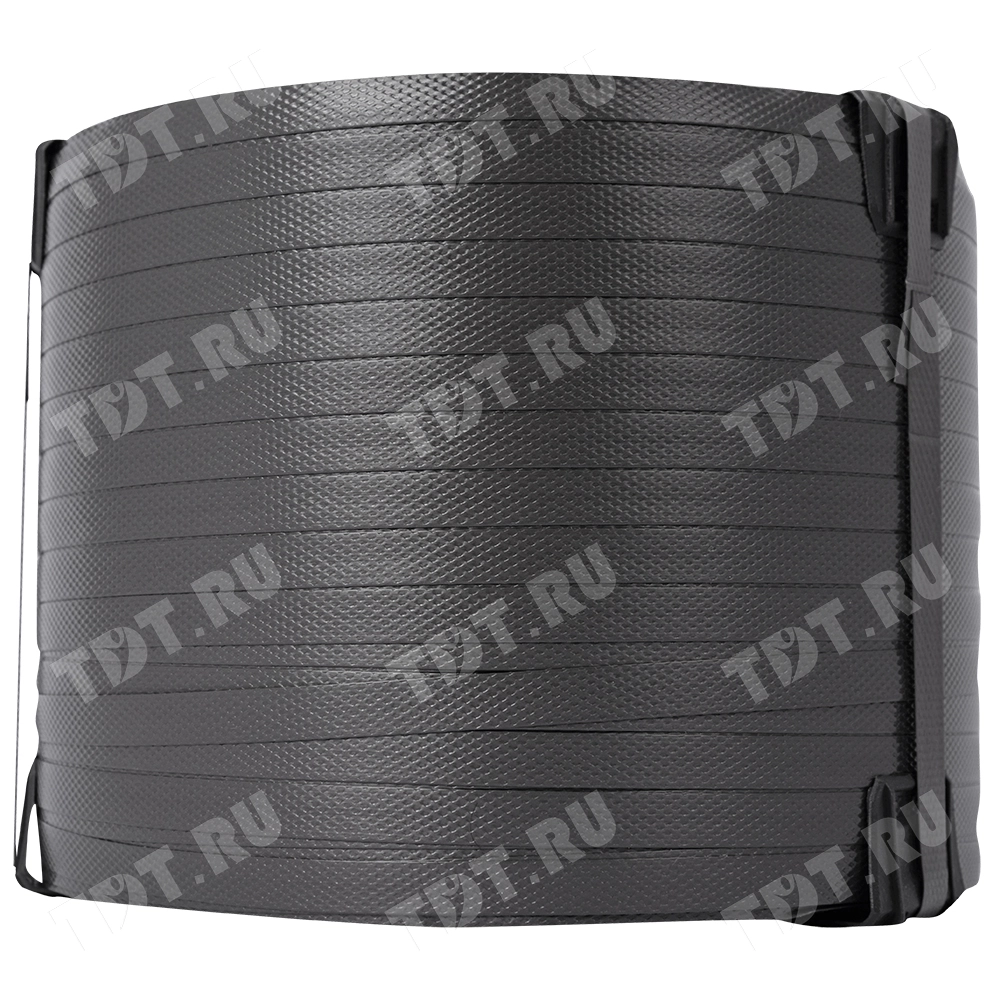 Стреппинг лента полипропиленовая (ПП), 15мм*0.8мм*500м, серая