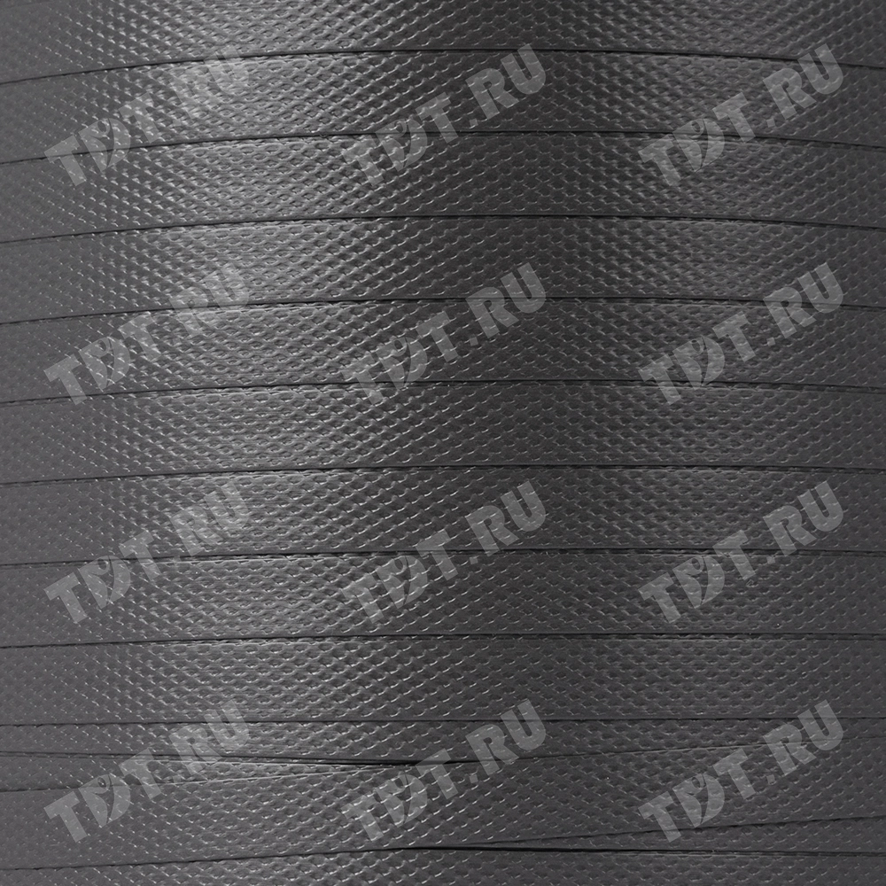 Стреппинг лента полипропиленовая (ПП), 15мм*0.8мм*500м, серая