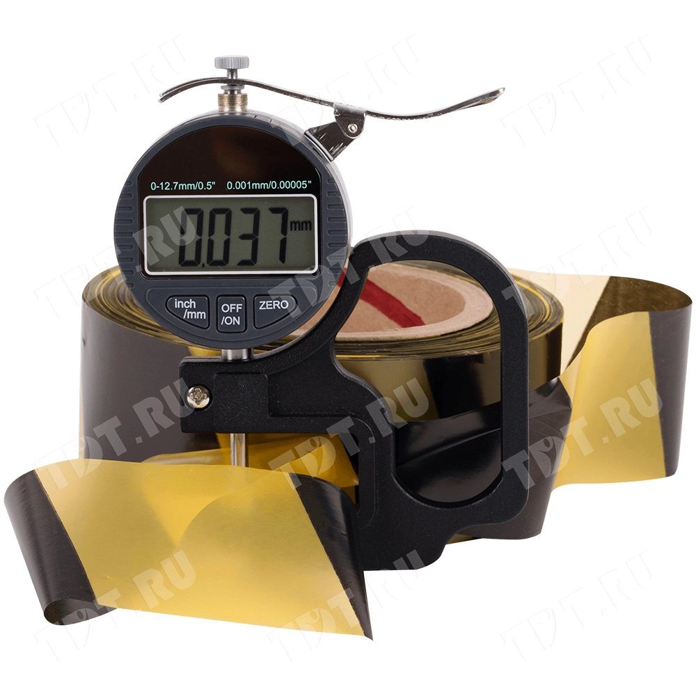 Сигнальная лента для ограждений, жёлто-чёрная, 50мм*200м*35мкм