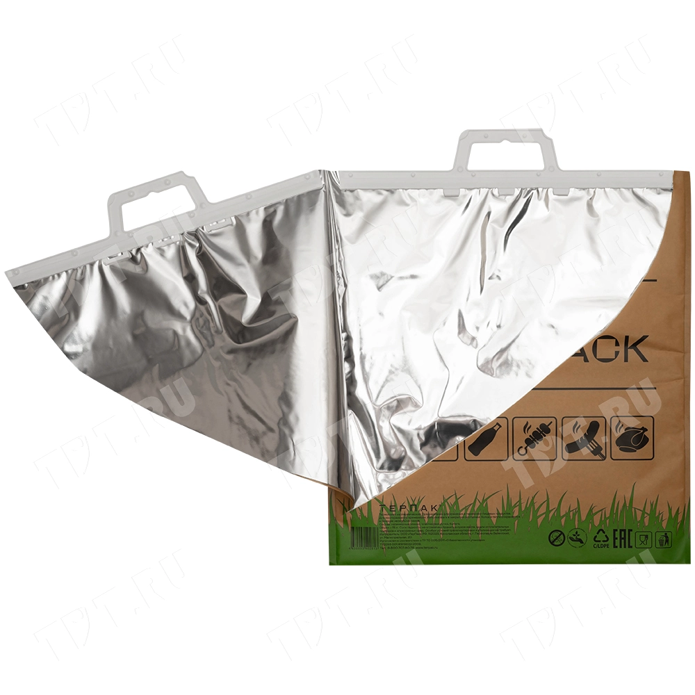 Термопакет Крафт для пищевых продуктов, 420*450 мм