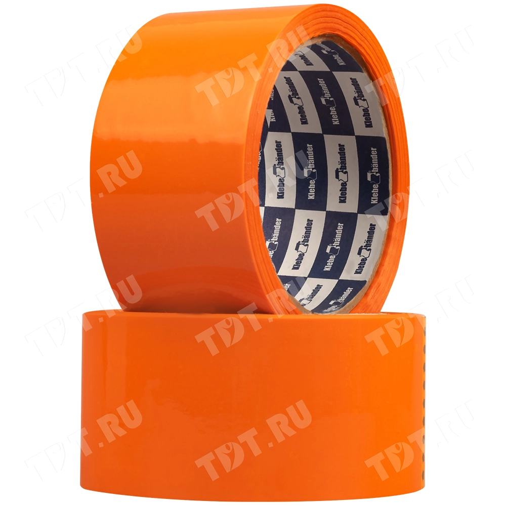 Клейкая лента оранжевая Klebebander, 50мм*57м*40мкм