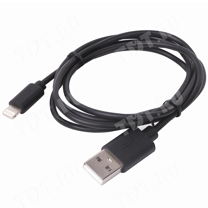 Кабель USB 2.0-Lightning, 1 м, SONNEN, медь, для передачи данных и зарядки iPhone/iPad