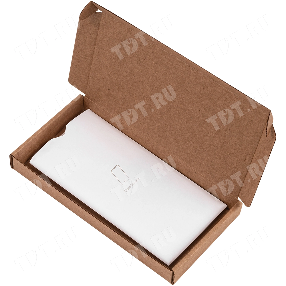 Коробка под чехол для телефона, бурая, 180*90*20 мм, Т-24 Е