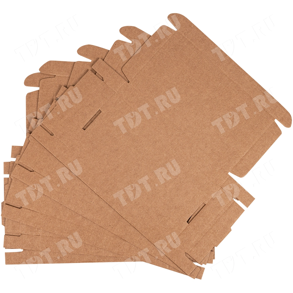 Коробка под чехол для телефона, бурая, 180*90*20 мм, Т-24 Е