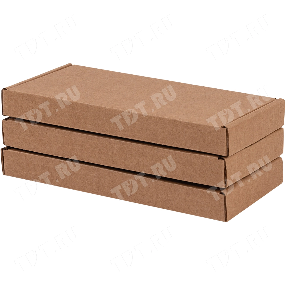 Коробка под чехол для телефона, бурая, 180*90*20 мм, Т-24 Е