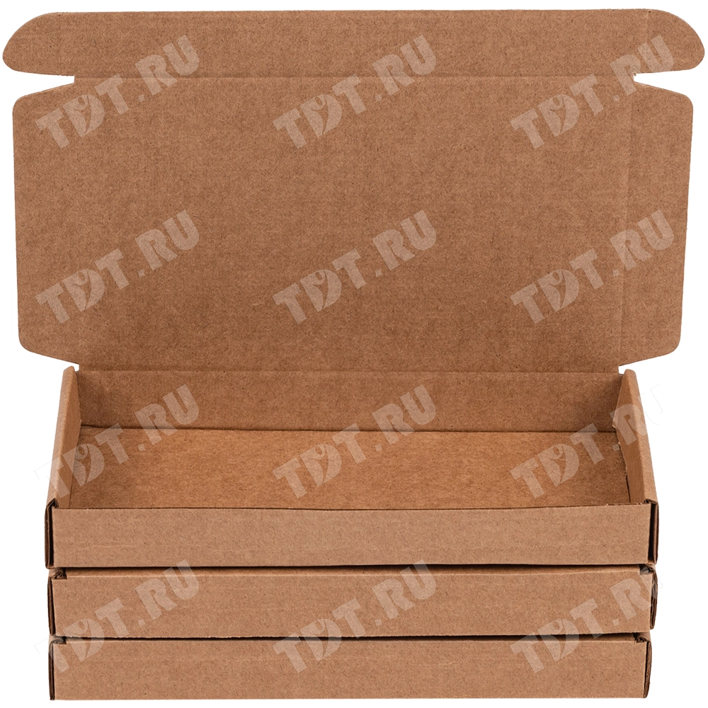 Коробка под чехол для телефона, бурая, 180*90*20 мм, Т-24 Е