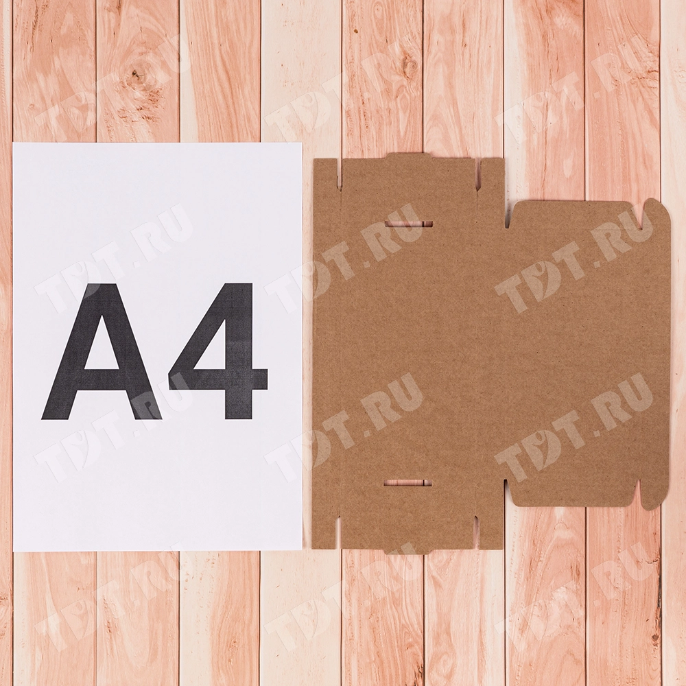 Коробка под чехол для телефона, бурая, 180*90*20 мм, Т-24 Е