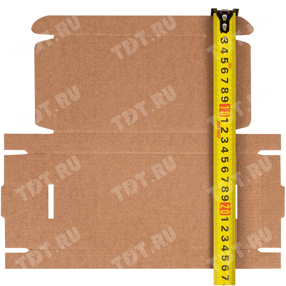 Коробка под чехол для телефона, бурая, 180*90*20 мм, Т-24 Е