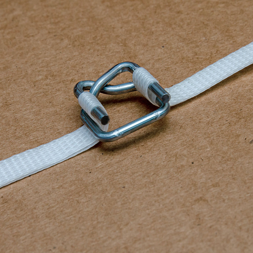 Пряжка проволочная для лент ПЭТ и ПП 19 мм, 1000 шт./уп. Пряжка проволочная для лент ПЭТ и ПП 19 мм, 1000 шт./уп.