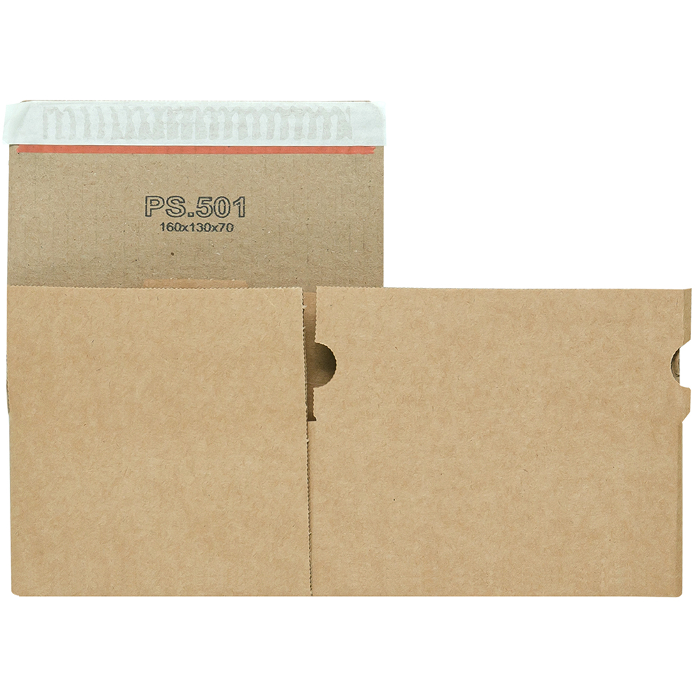 Почтовый короб PS.501 с клеевым клапаном, 160*130*70 мм, Т-23 В Почтовый короб PS.501 с клеевым клапаном, 160*130*70 мм, Т-23 В