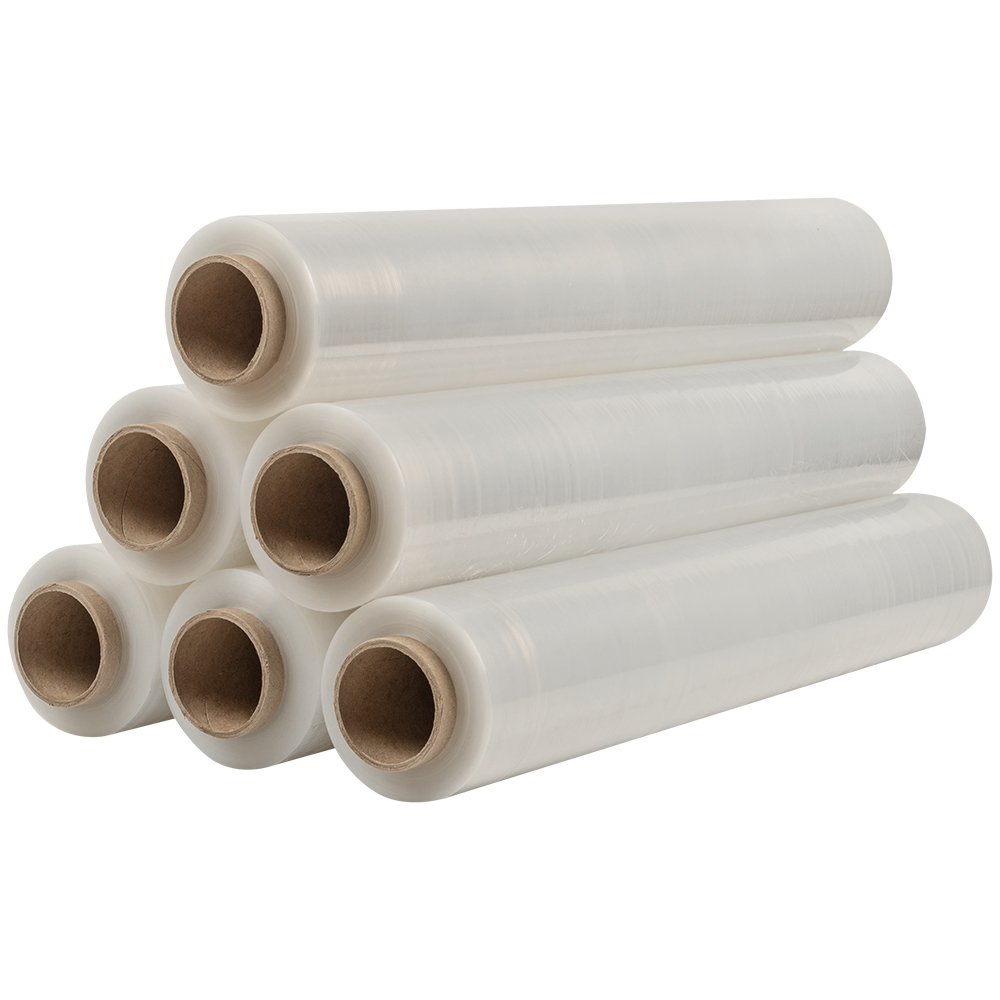 Стрейч пленка прозрачная в рулоне, 500 мм, 20 мкм, 2 кг, 1 сорт Стрейч пленка прозрачная в рулоне, 500 мм, 20 мкм, 2 кг, 1 сорт