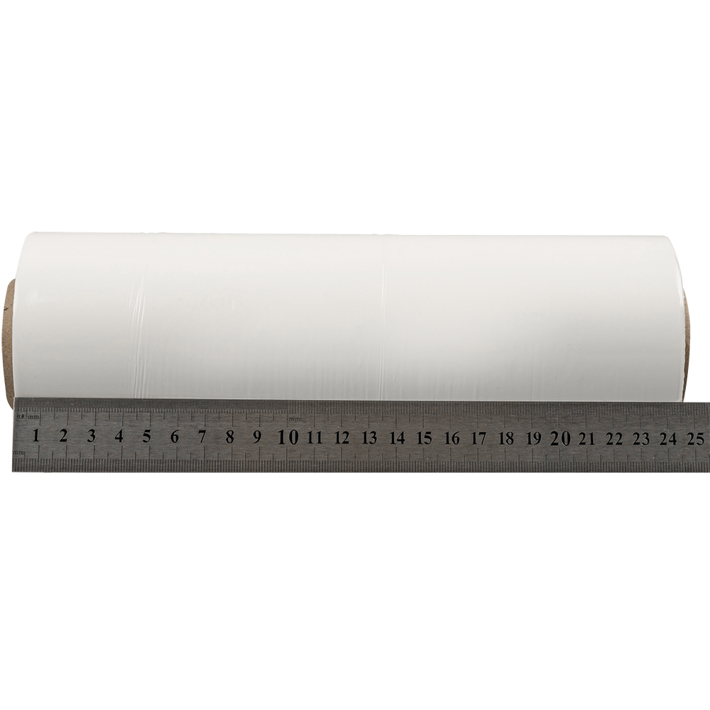 Стрейч пленка белая, мини-ролик, 250 мм, 20 мкм, 1.0 кг, 1 сорт Стрейч пленка белая, мини-ролик, 250 мм, 20 мкм, 1.0 кг, 1 сорт