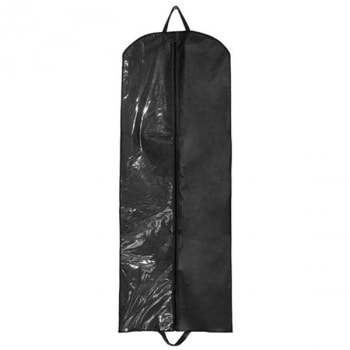 Черный чехол для одежды 2D из спанбонда (малый), 60*100 см