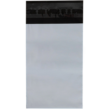 Курьер-пакет белый без печати, без кармана, 100*150+40 мм, 50 мкм, 100 шт.