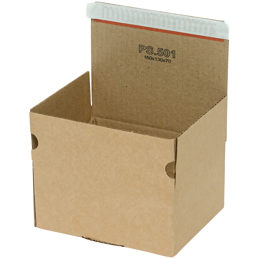 Почтовый короб PS.501 с клеевым клапаном, 160*130*70 мм, Т-23 В Почтовый короб PS.501 с клеевым клапаном, 160*130*70 мм, Т-23 В