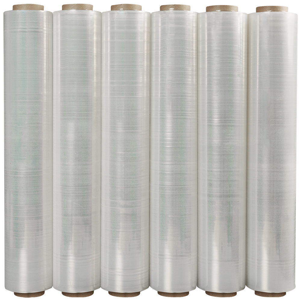 Стрейч пленка прозрачная в рулоне, 500 мм, 20 мкм, 2 кг, 1 сорт Стрейч пленка прозрачная в рулоне, 500 мм, 20 мкм, 2 кг, 1 сорт