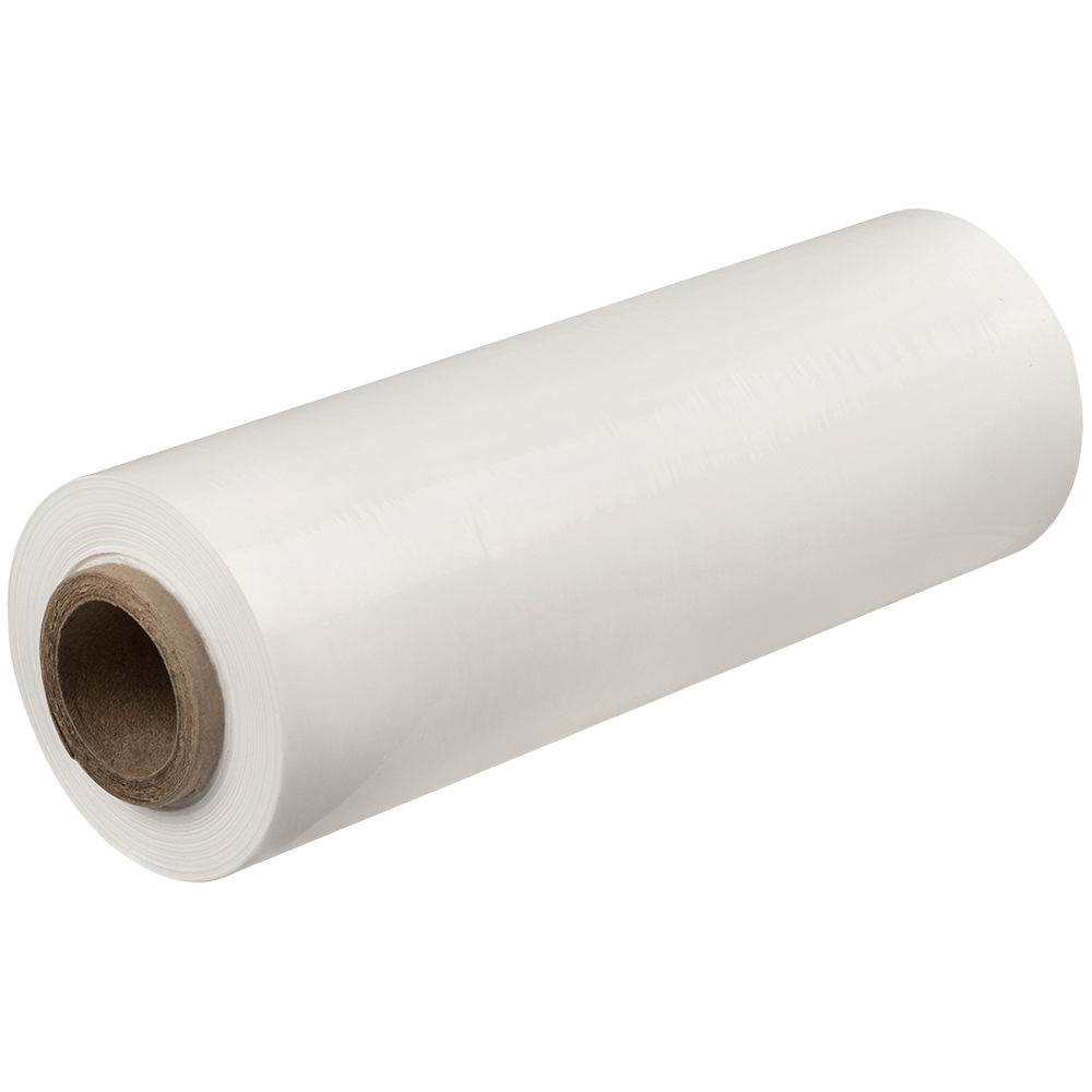 Стрейч пленка белая, мини-ролик, 250 мм, 20 мкм, 1.0 кг, 1 сорт Стрейч пленка белая, мини-ролик, 250 мм, 20 мкм, 1.0 кг, 1 сорт