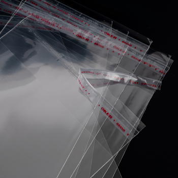 Прозрачный БОПП пакет с клеевым клапаном, 45*32 см, 100 шт.