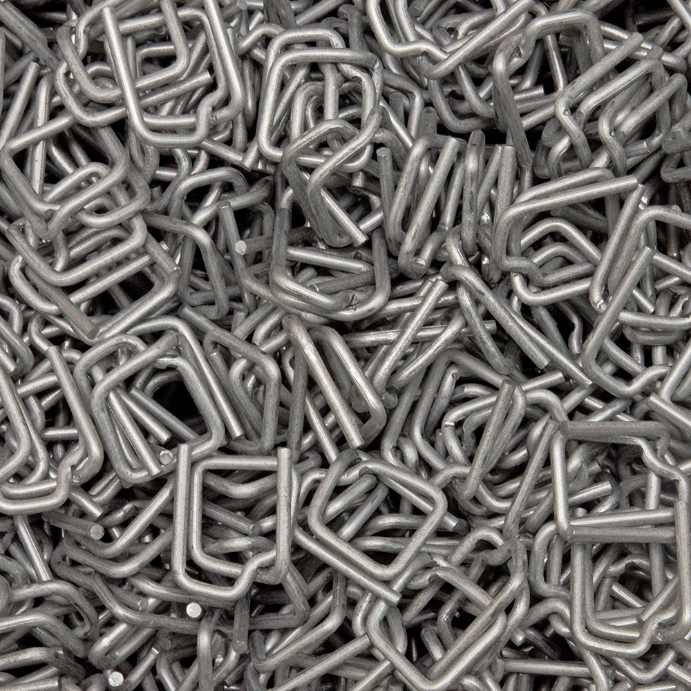 Пряжка проволочная для лент ПЭТ и ПП 19 мм, 1000 шт./уп. Пряжка проволочная для лент ПЭТ и ПП 19 мм, 1000 шт./уп.