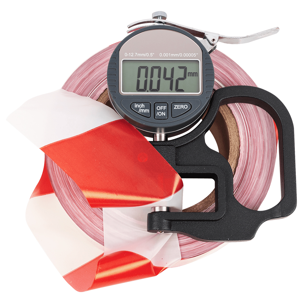 Сигнальная лента, красно-белая, 75мм*150м*35мкм Сигнальная лента, красно-белая, 75мм*150м*35мкм