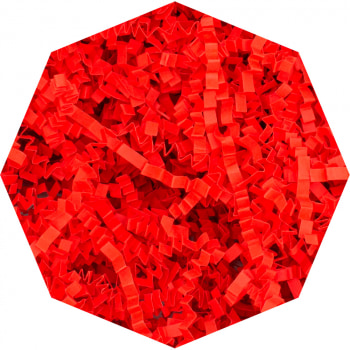 Бумажный наполнитель «Кораллово-красный», цветная бумага, 1 кг