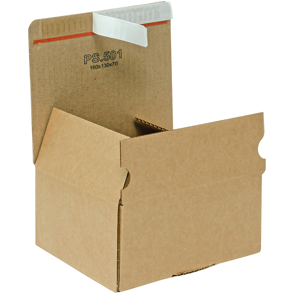Почтовый короб PS.501 с клеевым клапаном, 160*130*70 мм, Т-23 В Почтовый короб PS.501 с клеевым клапаном, 160*130*70 мм, Т-23 В