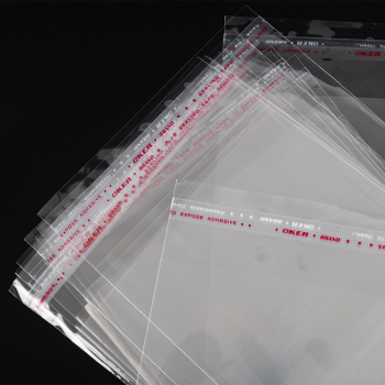 Прозрачный БОПП пакет с клеевым клапаном, 10*8 см, 100 шт.