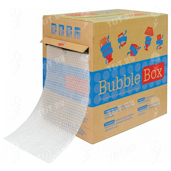 Воздушно пузырьковая пленка, 50*0.3 м «БаблБокс» трёхслойная